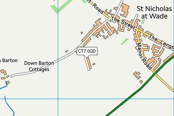 CT7 0QD map - OS VectorMap District (Ordnance Survey) CT7 0QD map - OS VectorMap District (Ordnance Survey)