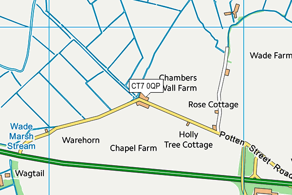 CT7 0QP map - OS VectorMap District (Ordnance Survey) CT7 0QP map - OS VectorMap District (Ordnance Survey)