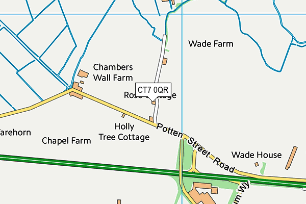 CT7 0QR map - OS VectorMap District (Ordnance Survey) CT7 0QR map - OS VectorMap District (Ordnance Survey)
