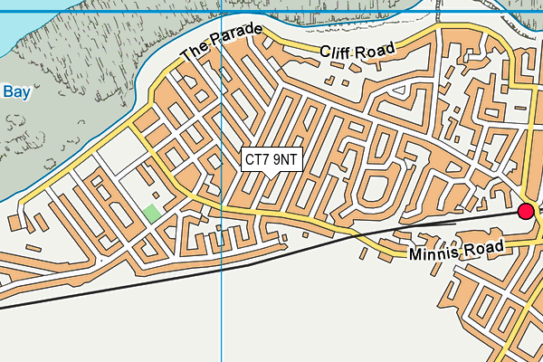 CT7 9NT map - OS VectorMap District (Ordnance Survey) CT7 9NT map - OS VectorMap District (Ordnance Survey)