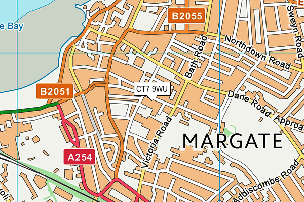 CT7 9WU map - OS VectorMap District (Ordnance Survey) CT7 9WU map - OS VectorMap District (Ordnance Survey)