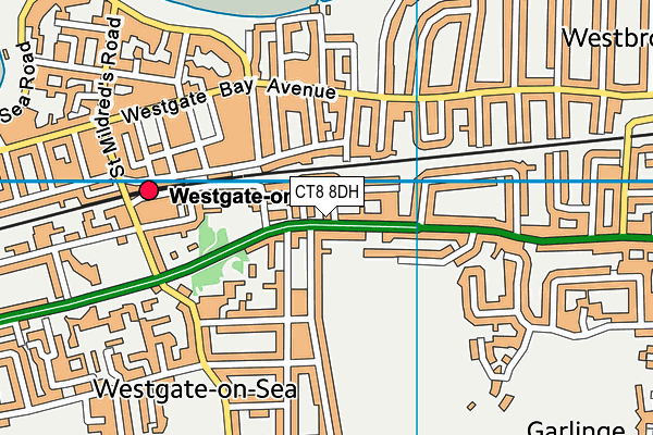 CT8 8DH map - OS VectorMap District (Ordnance Survey) CT8 8DH map - OS VectorMap District (Ordnance Survey)