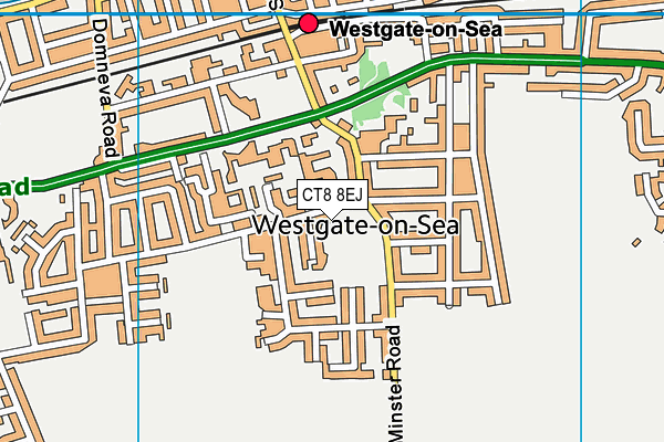 CT8 8EJ map - OS VectorMap District (Ordnance Survey) CT8 8EJ map - OS VectorMap District (Ordnance Survey)