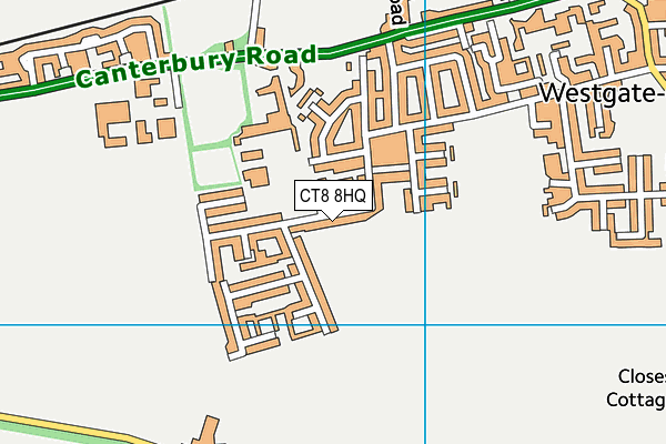 CT8 8HQ map - OS VectorMap District (Ordnance Survey) CT8 8HQ map - OS VectorMap District (Ordnance Survey)