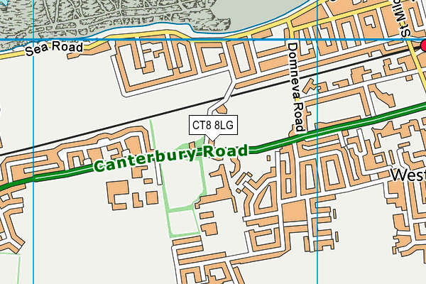 CT8 8LG map - OS VectorMap District (Ordnance Survey) CT8 8LG map - OS VectorMap District (Ordnance Survey)