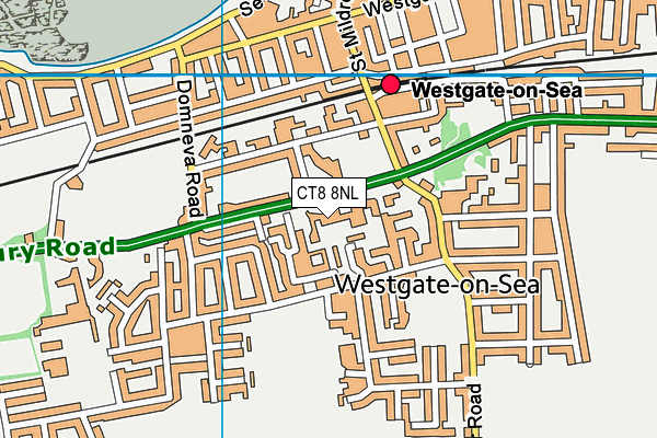 CT8 8NL map - OS VectorMap District (Ordnance Survey) CT8 8NL map - OS VectorMap District (Ordnance Survey)