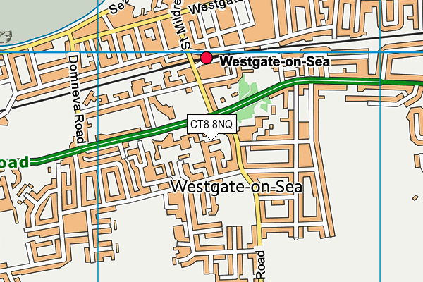 CT8 8NQ map - OS VectorMap District (Ordnance Survey) CT8 8NQ map - OS VectorMap District (Ordnance Survey)