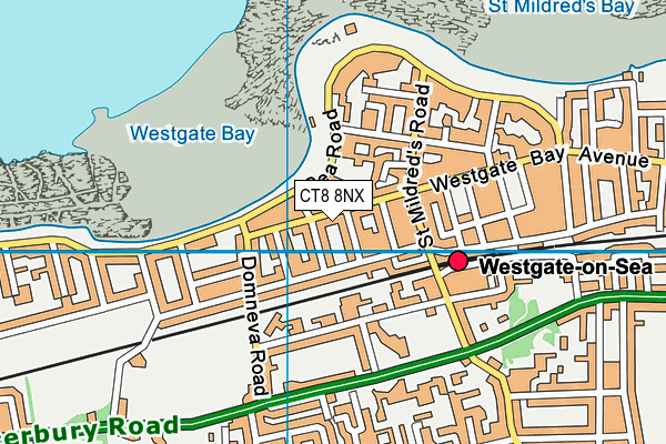 CT8 8NX map - OS VectorMap District (Ordnance Survey) CT8 8NX map - OS VectorMap District (Ordnance Survey)