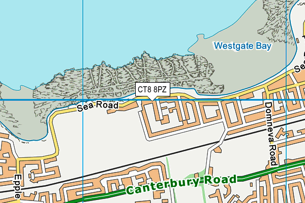 CT8 8PZ map - OS VectorMap District (Ordnance Survey) CT8 8PZ map - OS VectorMap District (Ordnance Survey)