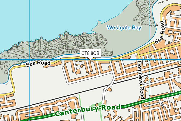 CT8 8QB map - OS VectorMap District (Ordnance Survey) CT8 8QB map - OS VectorMap District (Ordnance Survey)