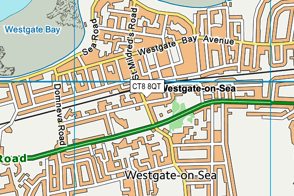 CT8 8QT map - OS VectorMap District (Ordnance Survey) CT8 8QT map - OS VectorMap District (Ordnance Survey)