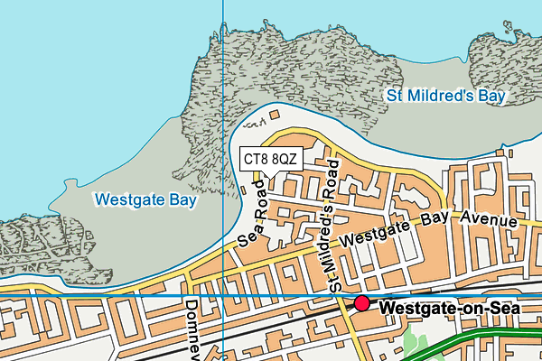 CT8 8QZ map - OS VectorMap District (Ordnance Survey) CT8 8QZ map - OS VectorMap District (Ordnance Survey)