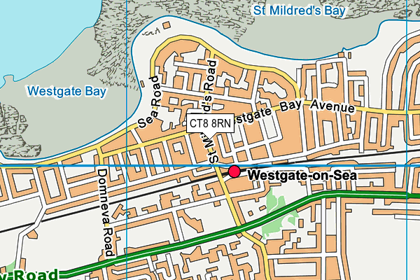 CT8 8RN map - OS VectorMap District (Ordnance Survey) CT8 8RN map - OS VectorMap District (Ordnance Survey)