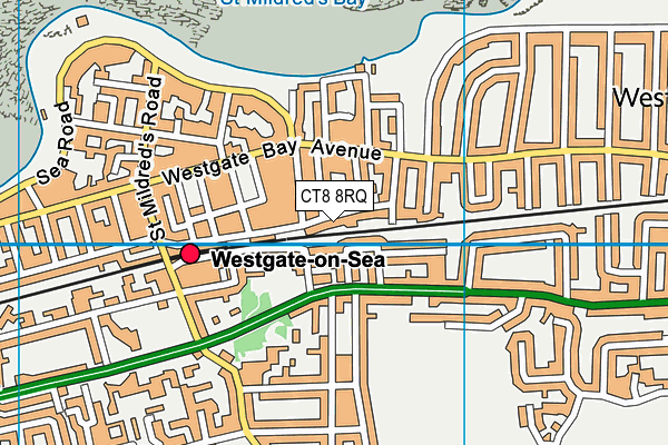 CT8 8RQ map - OS VectorMap District (Ordnance Survey) CT8 8RQ map - OS VectorMap District (Ordnance Survey)