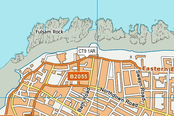 CT9 1AR map - OS VectorMap District (Ordnance Survey) CT9 1AR map - OS VectorMap District (Ordnance Survey)