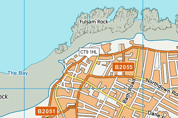 CT9 1HL map - OS VectorMap District (Ordnance Survey) CT9 1HL map - OS VectorMap District (Ordnance Survey)