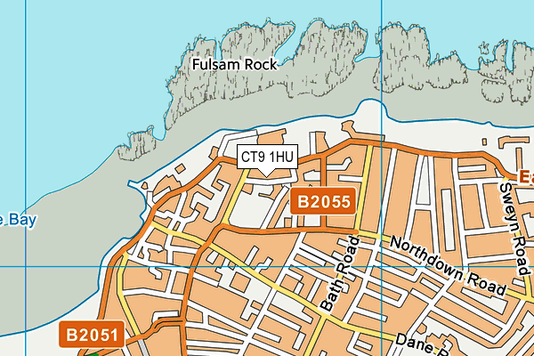CT9 1HU map - OS VectorMap District (Ordnance Survey) CT9 1HU map - OS VectorMap District (Ordnance Survey)