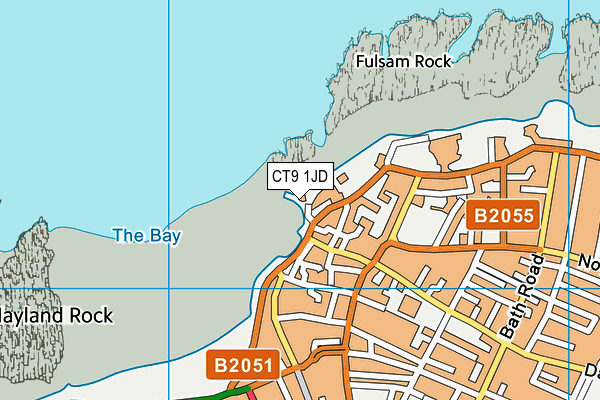 CT9 1JD map - OS VectorMap District (Ordnance Survey) CT9 1JD map - OS VectorMap District (Ordnance Survey)