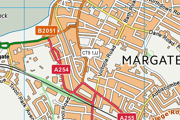 CT9 1JJ map - OS VectorMap District (Ordnance Survey) CT9 1JJ map - OS VectorMap District (Ordnance Survey)