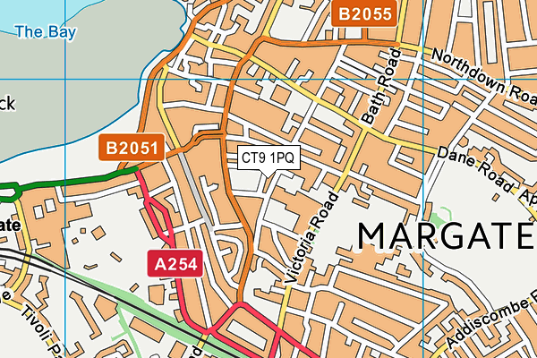 CT9 1PQ map - OS VectorMap District (Ordnance Survey) CT9 1PQ map - OS VectorMap District (Ordnance Survey)