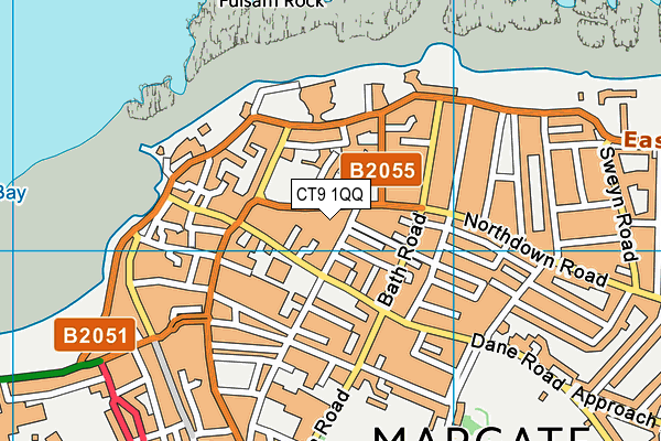 CT9 1QQ map - OS VectorMap District (Ordnance Survey) CT9 1QQ map - OS VectorMap District (Ordnance Survey)