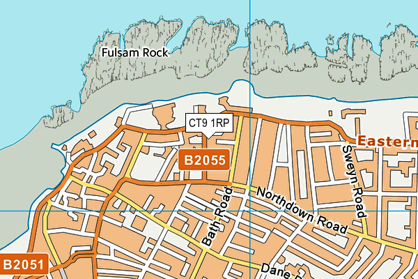 CT9 1RP map - OS VectorMap District (Ordnance Survey) CT9 1RP map - OS VectorMap District (Ordnance Survey)