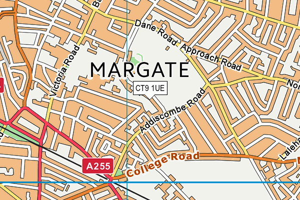 CT9 1UE map - OS VectorMap District (Ordnance Survey) CT9 1UE map - OS VectorMap District (Ordnance Survey)