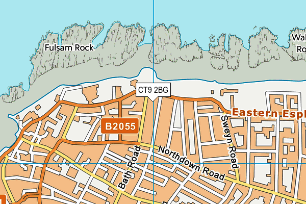 CT9 2BG map - OS VectorMap District (Ordnance Survey) CT9 2BG map - OS VectorMap District (Ordnance Survey)