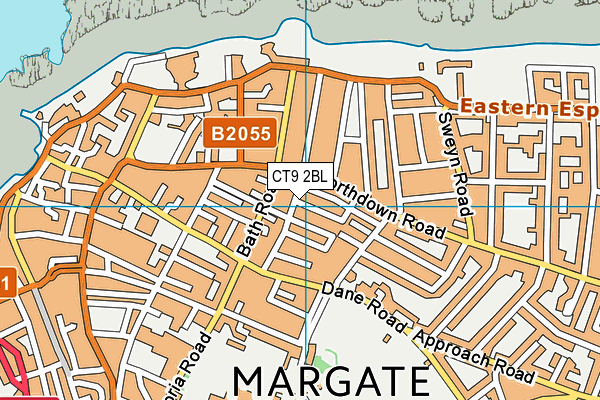 CT9 2BL map - OS VectorMap District (Ordnance Survey) CT9 2BL map - OS VectorMap District (Ordnance Survey)