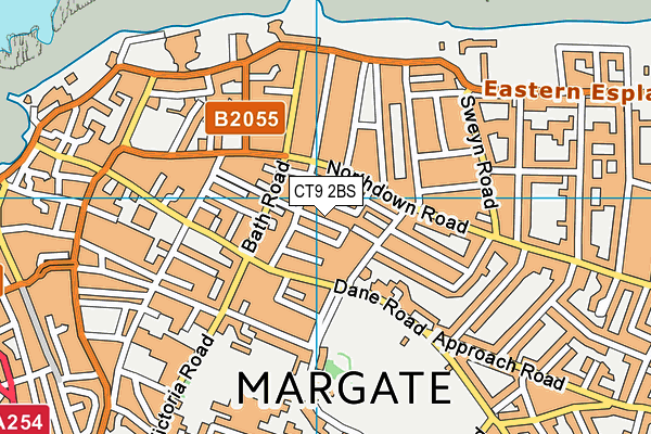 CT9 2BS map - OS VectorMap District (Ordnance Survey) CT9 2BS map - OS VectorMap District (Ordnance Survey)
