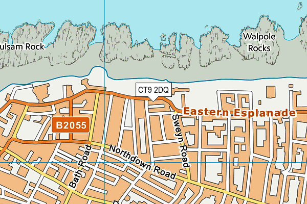 CT9 2DQ map - OS VectorMap District (Ordnance Survey) CT9 2DQ map - OS VectorMap District (Ordnance Survey)