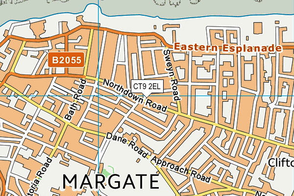 CT9 2EL map - OS VectorMap District (Ordnance Survey) CT9 2EL map - OS VectorMap District (Ordnance Survey)