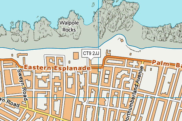 CT9 2JJ map - OS VectorMap District (Ordnance Survey) CT9 2JJ map - OS VectorMap District (Ordnance Survey)