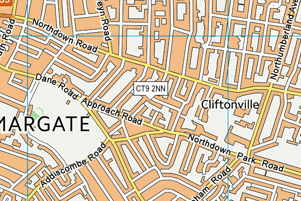 CT9 2NN map - OS VectorMap District (Ordnance Survey) CT9 2NN map - OS VectorMap District (Ordnance Survey)