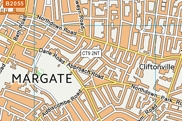 CT9 2NT map - OS VectorMap District (Ordnance Survey) CT9 2NT map - OS VectorMap District (Ordnance Survey)