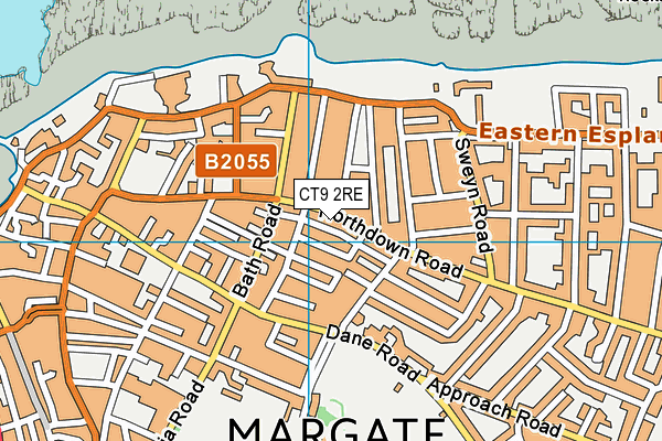CT9 2RE map - OS VectorMap District (Ordnance Survey) CT9 2RE map - OS VectorMap District (Ordnance Survey)