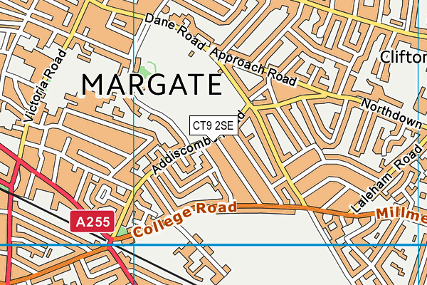 CT9 2SE map - OS VectorMap District (Ordnance Survey) CT9 2SE map - OS VectorMap District (Ordnance Survey)