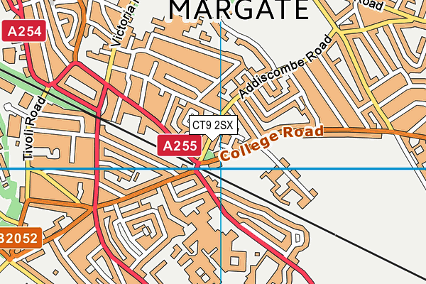 CT9 2SX map - OS VectorMap District (Ordnance Survey) CT9 2SX map - OS VectorMap District (Ordnance Survey)