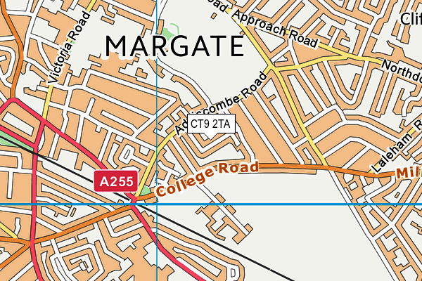 CT9 2TA map - OS VectorMap District (Ordnance Survey) CT9 2TA map - OS VectorMap District (Ordnance Survey)