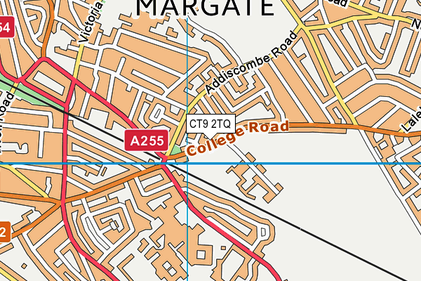 CT9 2TQ map - OS VectorMap District (Ordnance Survey) CT9 2TQ map - OS VectorMap District (Ordnance Survey)