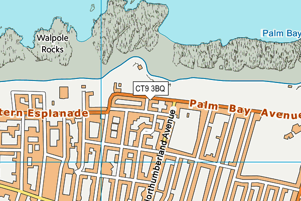 CT9 3BQ map - OS VectorMap District (Ordnance Survey) CT9 3BQ map - OS VectorMap District (Ordnance Survey)