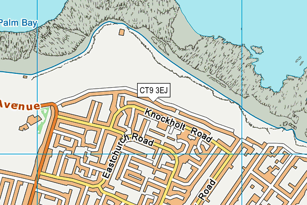 CT9 3EJ map - OS VectorMap District (Ordnance Survey) CT9 3EJ map - OS VectorMap District (Ordnance Survey)
