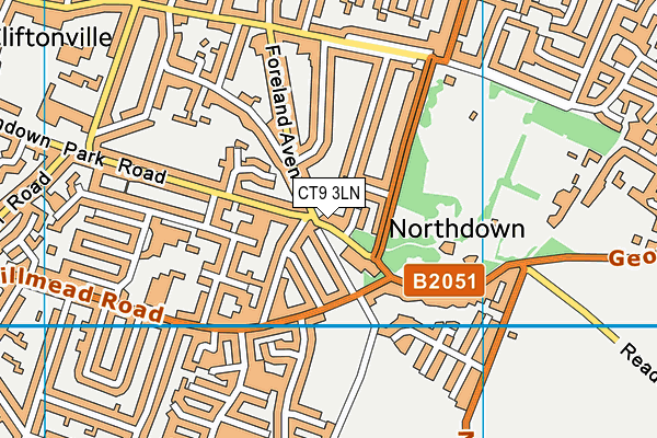 CT9 3LN map - OS VectorMap District (Ordnance Survey) CT9 3LN map - OS VectorMap District (Ordnance Survey)