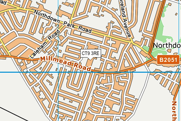 CT9 3RE map - OS VectorMap District (Ordnance Survey) CT9 3RE map - OS VectorMap District (Ordnance Survey)