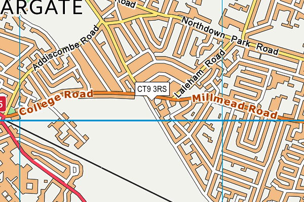 CT9 3RS map - OS VectorMap District (Ordnance Survey) CT9 3RS map - OS VectorMap District (Ordnance Survey)