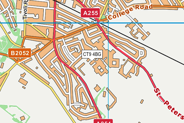 CT9 4BG map - OS VectorMap District (Ordnance Survey) CT9 4BG map - OS VectorMap District (Ordnance Survey)