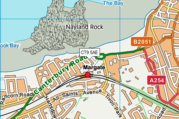 CT9 5AE map - OS VectorMap District (Ordnance Survey) CT9 5AE map - OS VectorMap District (Ordnance Survey)