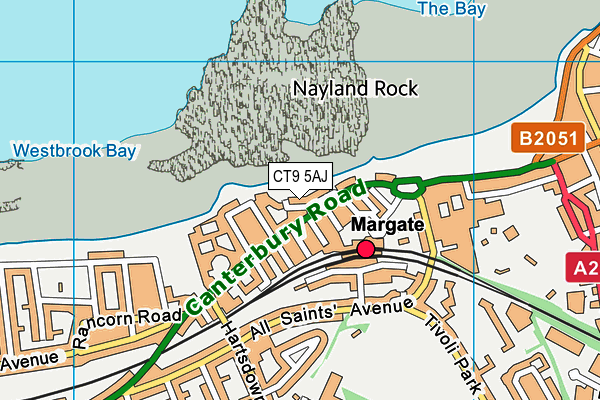CT9 5AJ map - OS VectorMap District (Ordnance Survey) CT9 5AJ map - OS VectorMap District (Ordnance Survey)