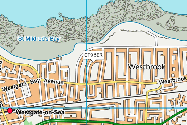 CT9 5ER map - OS VectorMap District (Ordnance Survey) CT9 5ER map - OS VectorMap District (Ordnance Survey)