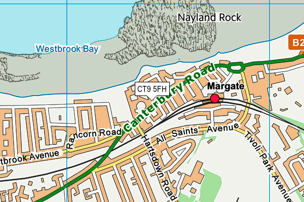 CT9 5FH map - OS VectorMap District (Ordnance Survey) CT9 5FH map - OS VectorMap District (Ordnance Survey)